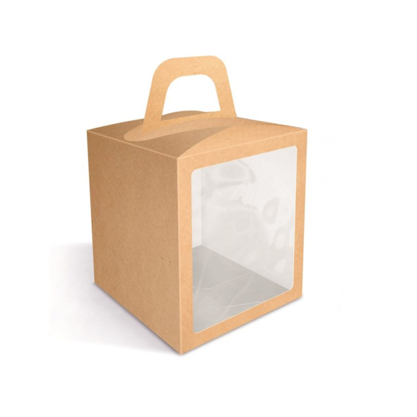 Моноблок кулич Крафт 15*15*18 см (5 шт)