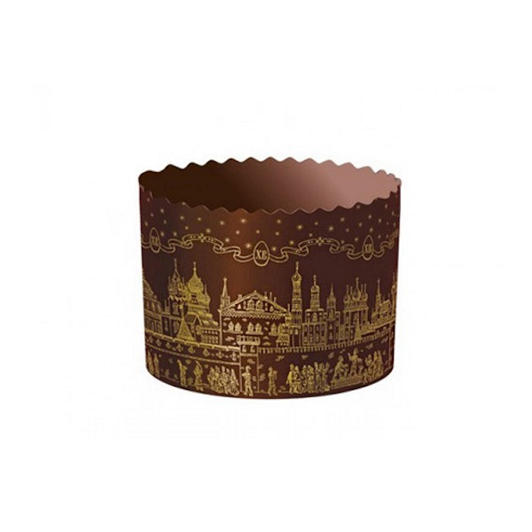 Форма кулич Храм Золотой 11*8.5см