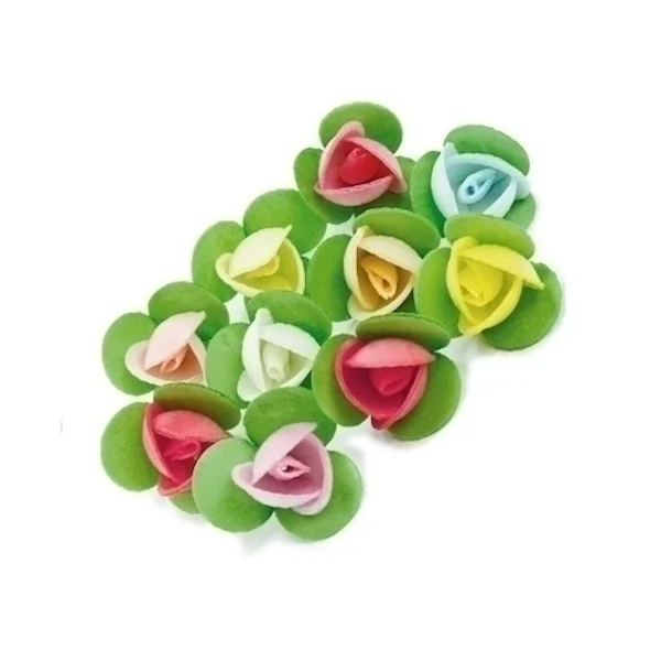 Вафельные Пионы на трилистнике, 5шт