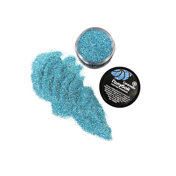 Глиттер Голубой 5 гр Caramella