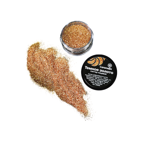 Глиттер Золотой 5 гр Caramella