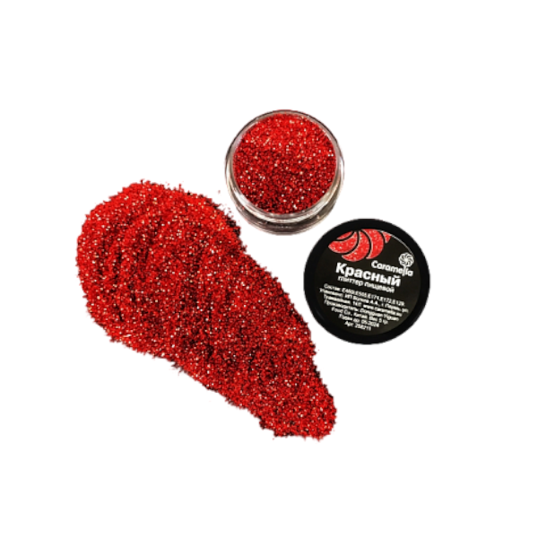 Глиттер Красный 5 гр Caramella