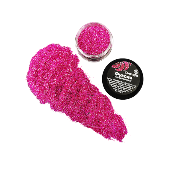 Глиттер Фуксия 5 гр Caramella