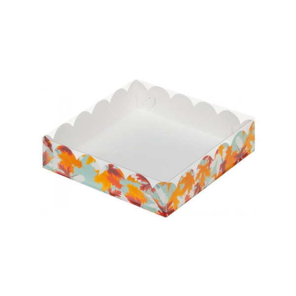 Коробка пряник Осень 15,5-15,5-3,5см