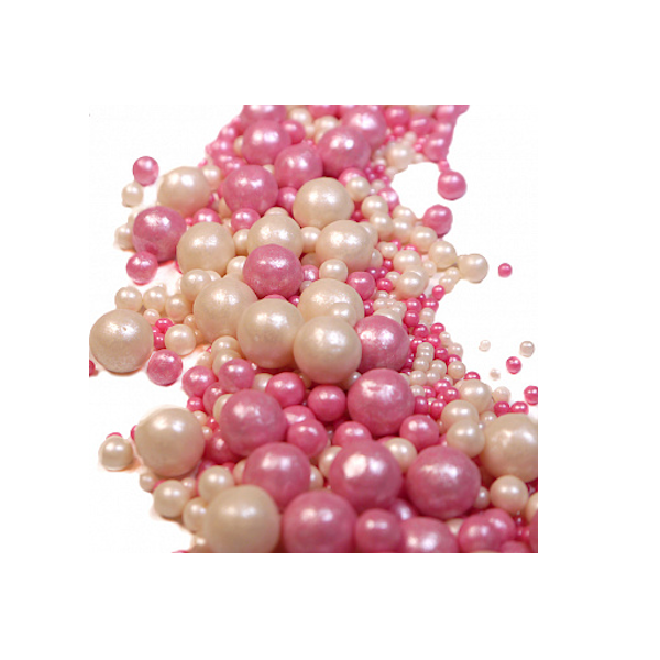 Драже рисовое "Бело-розовый жемчуг" 50г