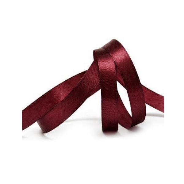 Лента атласная "Винная" 2см х 20 м