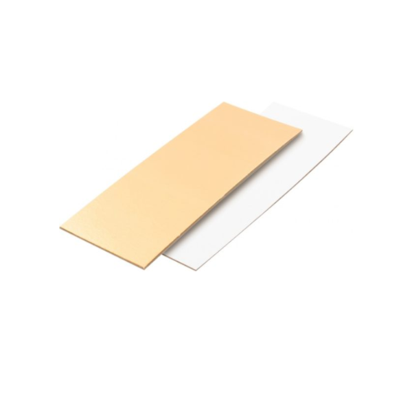 Подложка пол рулета 20,5*11,4см Золото/белая (1,5мм)