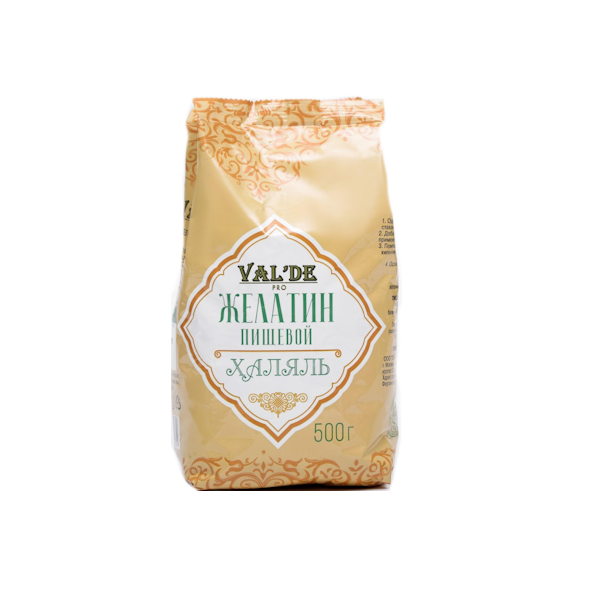 Желатин гранулы Valde Халяль 500г (жёлтый)
