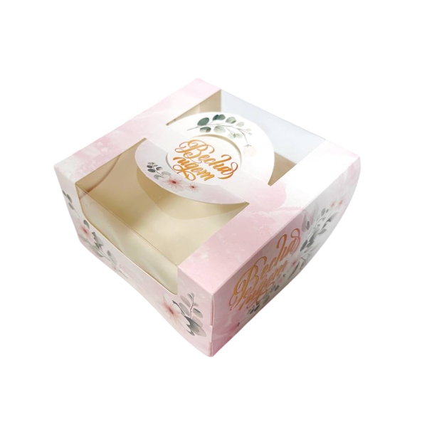 Коробка Бенто-торт Весна идет 14-14-8см