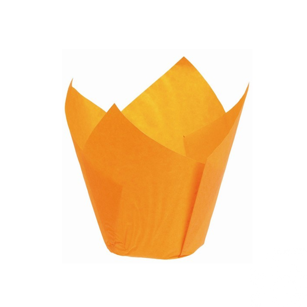 Капсула тюльпан Оранжевый для капкейка 1шт