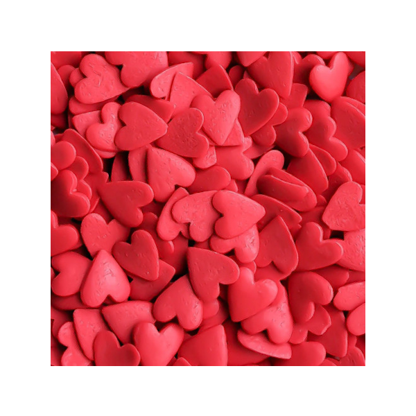 Посыпка "Сердечки красные средние" 50 гр