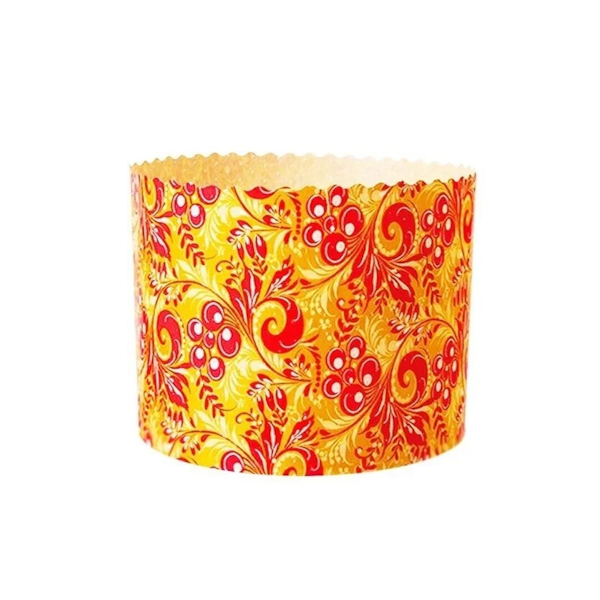 Форма кулич Русский узор 7*6см