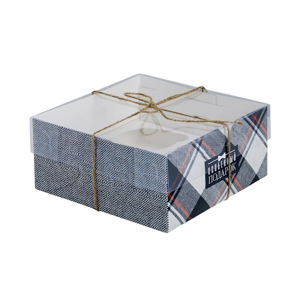 Коробка 4 капкейка Особенный подарок