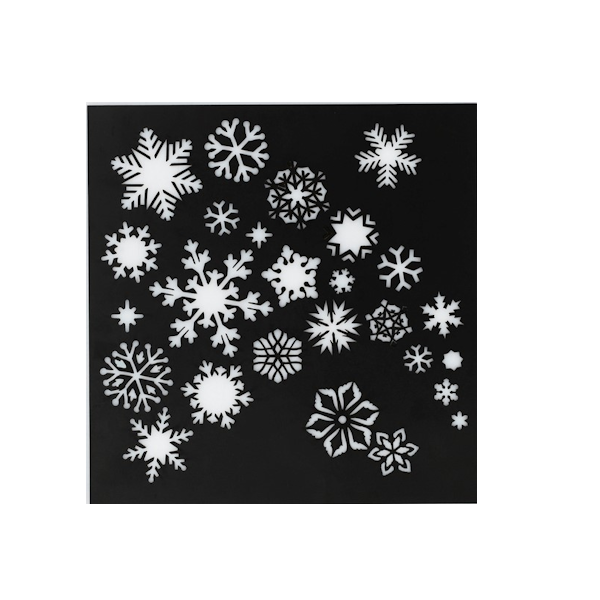 Трафарет Снежинки 15 х 15 см
