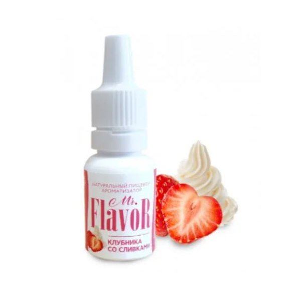 Ароматизатор Клубника со сливками Mr Flavor 10 мл