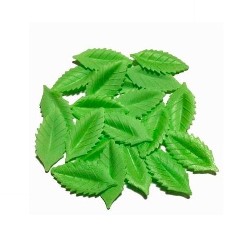 Вафельный Зелёный лист розы, 20шт