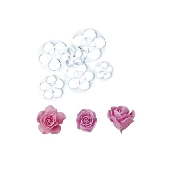 Набор вырубок Роза 6 шт