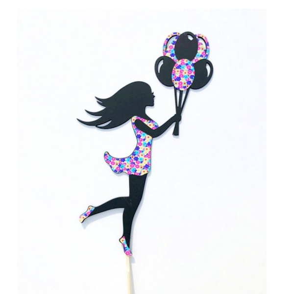 Топпер Парижанка с шарами