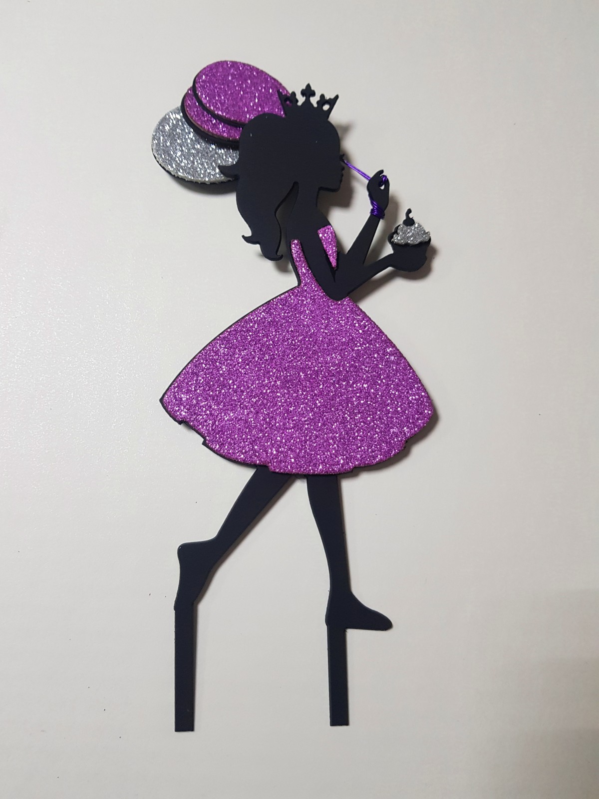 Топпер Девочка с шариками (833)