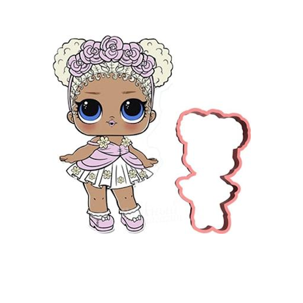 Вырубка пластиковая "ЛОЛ 1" 9 см