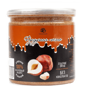 Фундучная паста обжаренная Орехпродукт 200г