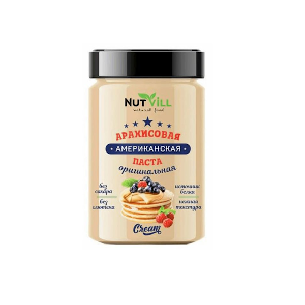 Арахисовая паста Оригинальная NutVil 180 гр