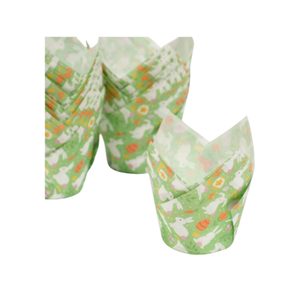 Капсула тюльпан Кролики для капкейка 1шт