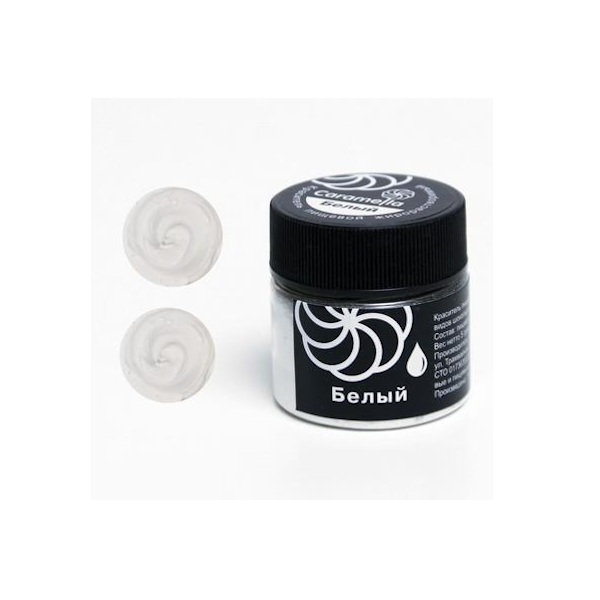 Краситель сухой жирорастворимый Caramella Белый 5 гр