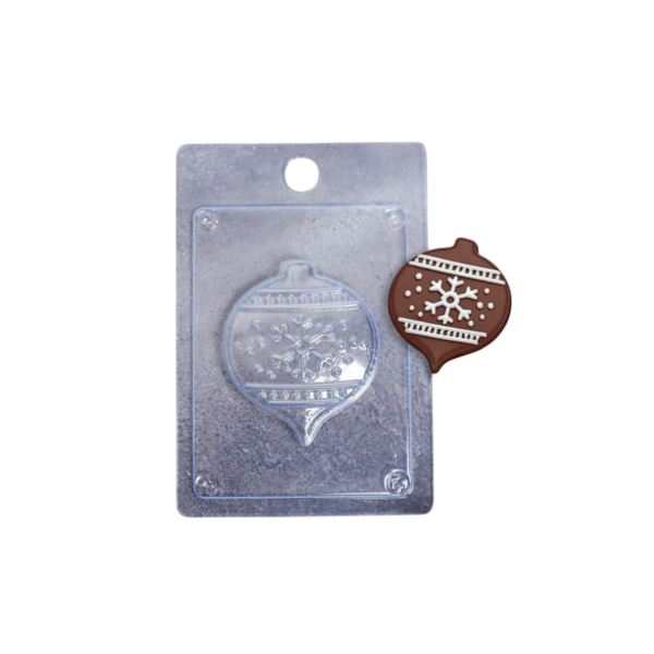 Форма пластик для шоколада Ёлочный шар