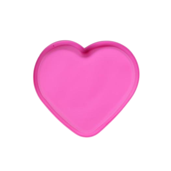 Форма силикон Сердце 20*20*3см (низкое)