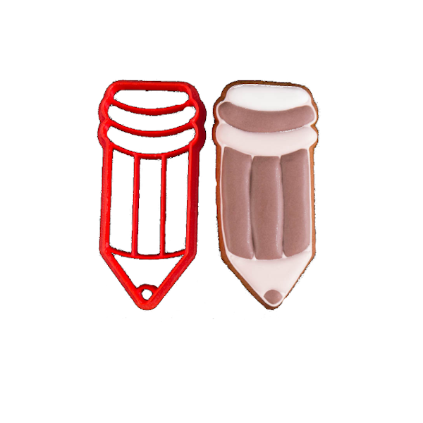 Вырубка пластиковая "Карандаш" 4*10 см