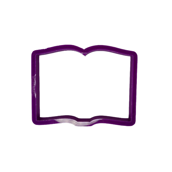 Вырубка пластиковая "Учебник/книга" 7*10см