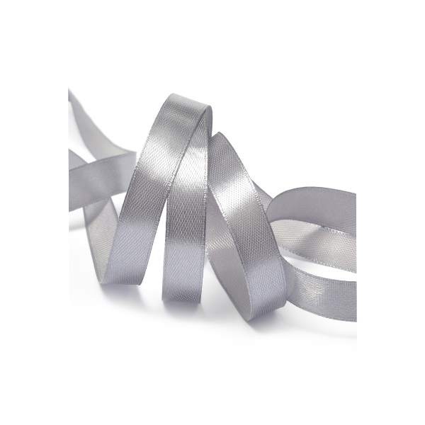 Лента атласная "Серая" 6мм х 23м