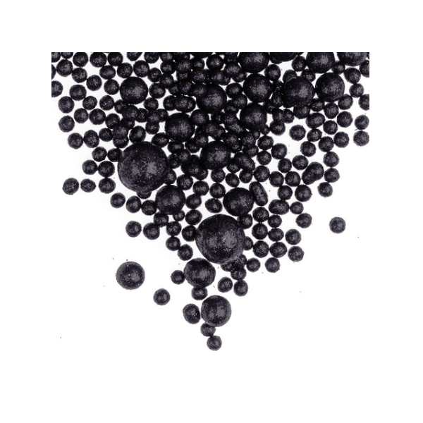 Драже рисовое "Блеск Чёрный" 50 гр