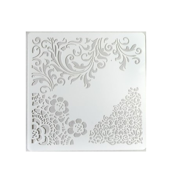 Трафарет Ассорти узоров 13 х 13 см