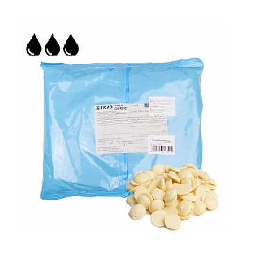 Шоколад Белый 28% Сикао 2,5кг (упаковка)