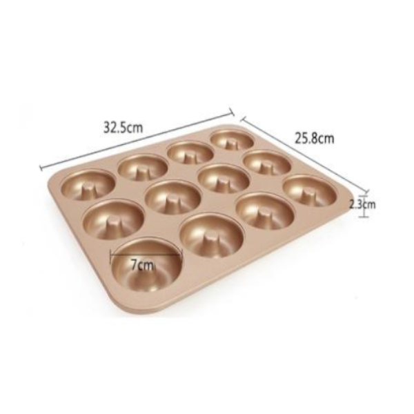 Форма металл для пончиков 12 ячеек