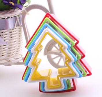 Набор вырубок Ёлка 5шт (пластик)