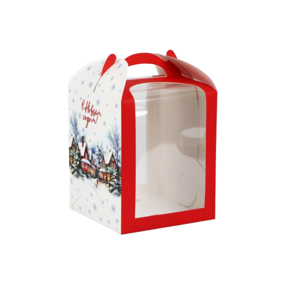 Бокс сундук Зимний город 15-15-18см (С Новым Г)