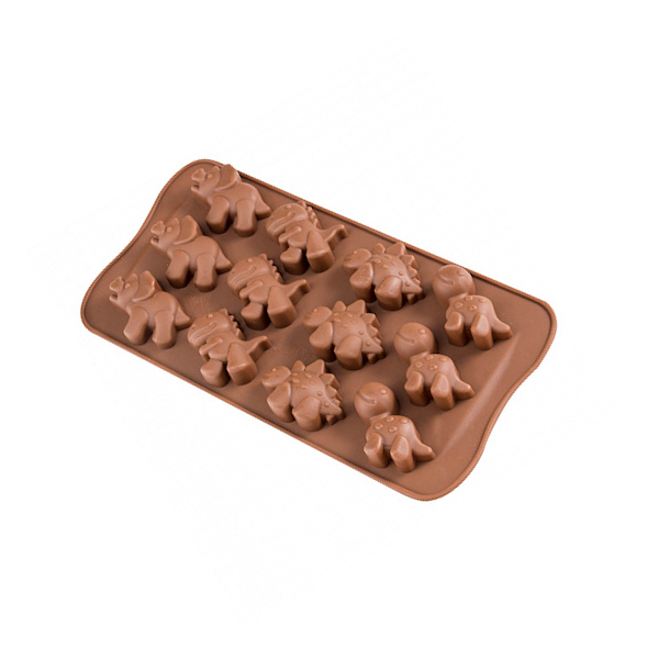 Форма силикон для шоколада Динозаврики
