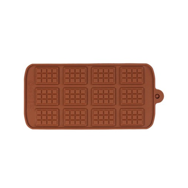 Форма силикон Малая Плитка шоколада 12 ячеек