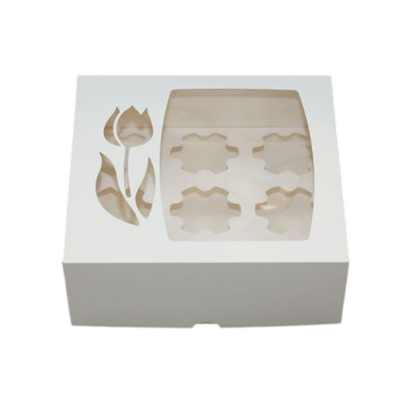 Коробка 9 капкейков ТЮЛЬПАН