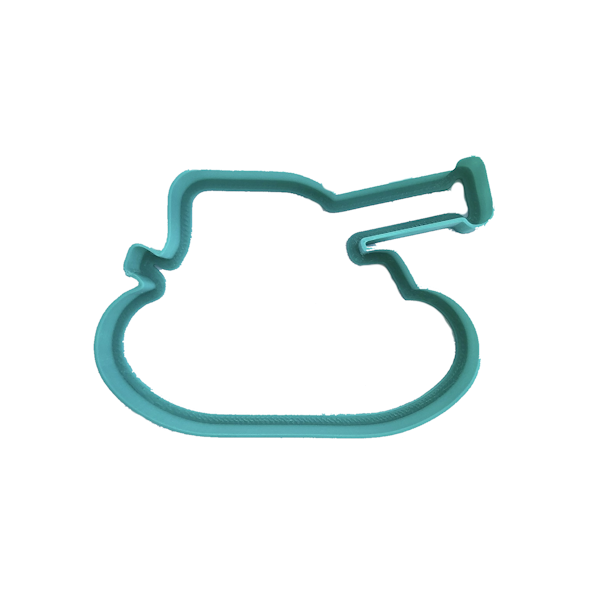 Вырубка пластиковая "Танк" 10 см