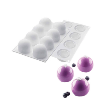 Форма силиконовая Трюфель (шар) 8 ячеек