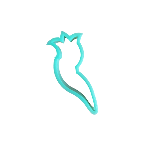 Вырубка пластиковая "Тюльпан букетный" 9*3 см