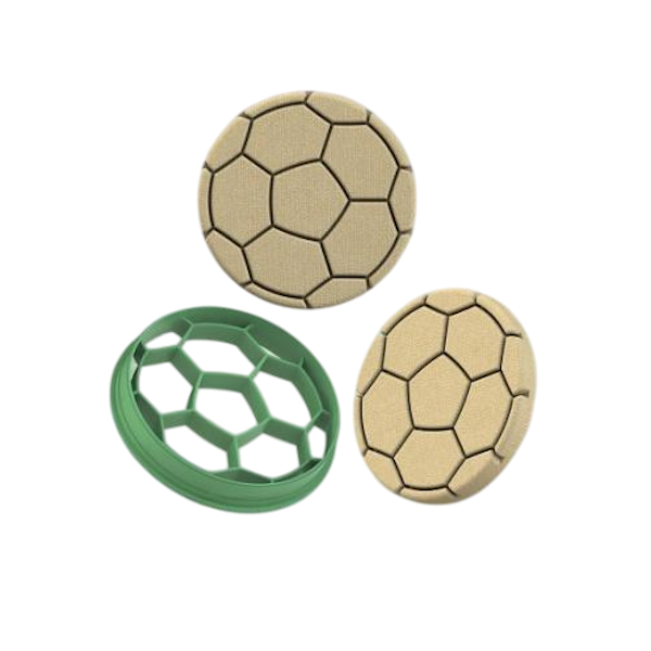 Вырубка пластиковая "Футбольный мяч" 6 см