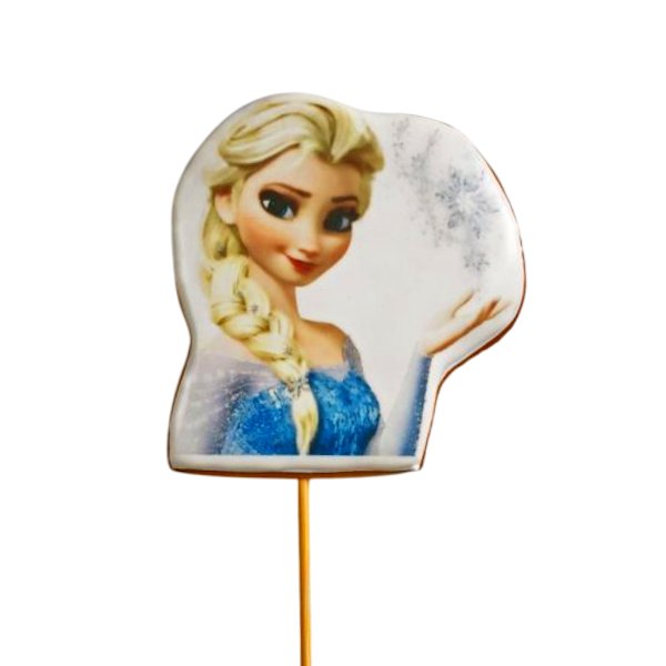 Пряник Эльза со снежинкой