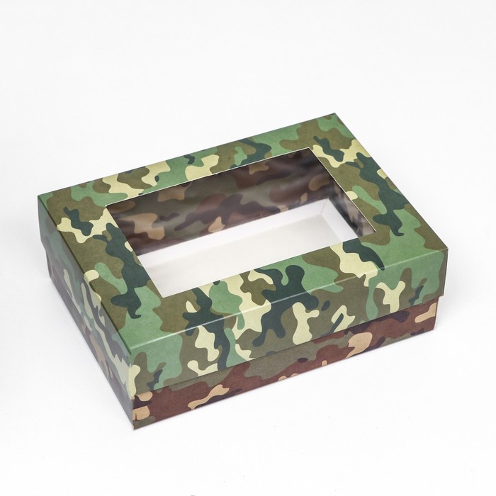 Коробка складная Камуфляж 21-15-7см