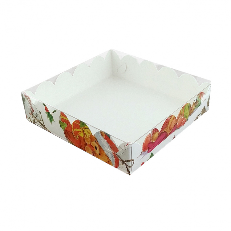 Коробка пряник XMAS 15,5-15,5-3,5см