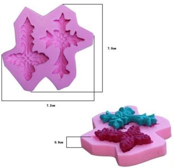 Молд Крест 7*6см